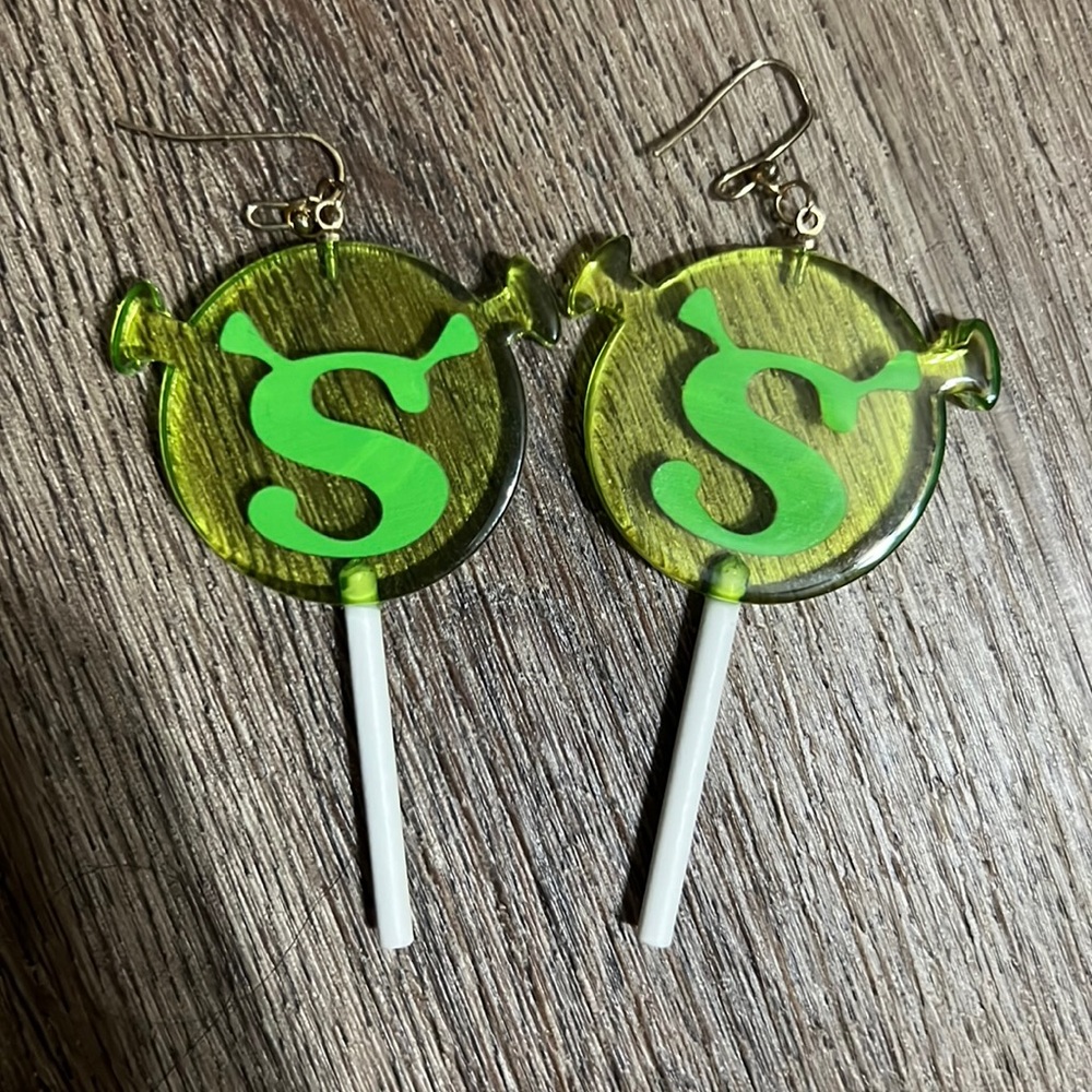 Shrek earrings